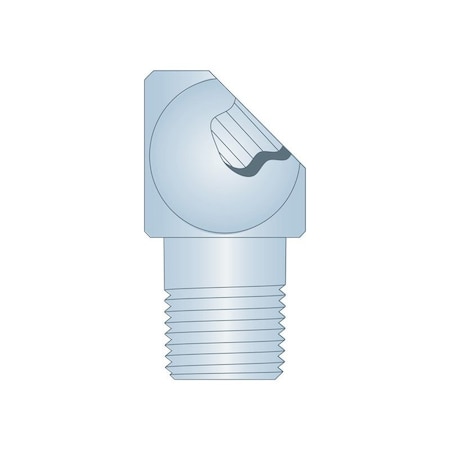 Heritage Industrial Elbow, 1/8"-27PTFx1/8"-27NPTF, 45 deg H43716Z3